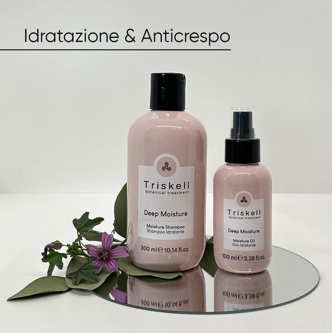 Hai bisogno di aiuto con i capelli crespi e secchi? 
La linea Moisture è ciò che fa per te Grazie allo shampoo e allolio idratante arricchito con Argan e Pistacchio i capelli saranno visibilmente più morbidi e setosi 

___

Per acquistare la linea completa recati in salone dove troverai anche la Moisture mask e lAnti-frizz spray
•
•
•
 leviedellaterra triskell moisture haircare anticrespo prodottipercapelli