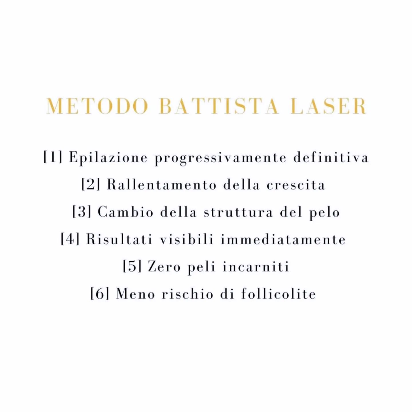 COSA ASPETTI PRENDI UN APPUNTAMENTO CON ANNA MAI PIÙ PELI!!! BATTISTA LASER 1000 The reason why Con oltre 18 anni di esperienza 2G Beauty Communications è leader nel settore della foto-epilazione La nostra dedizione alla ricerca e allo sviluppo ci ha permesso di creare soluzioni laser allavanguardia che rispondono alle esigenze più complesse Il Metodo Battista Laser è il sistema di foto-epilazione che vanta numerosi risultati • Epilazione progressivamente definitiva • Rallentamento della ricrescita • Cambio della struttura del pelo • RIsultati visibili immediatamente • Zero peli incarnati • Meno rischio di follicolite La linea Battista è composta da cosmetici pensati per ottimizzare e migliorare i risultati del Laser Tutti i cosmetici della linea sono caratterizzati dalla presenza della Quinolina Studi presso l’Università di Barcellona hanno dimostrato come la Quinolina estratta della Quinoa sia in grado di agire sulle cellule germinative inibendo la crescita del pelo castelfrancoemilia modena estetica corpo laser mai più peli